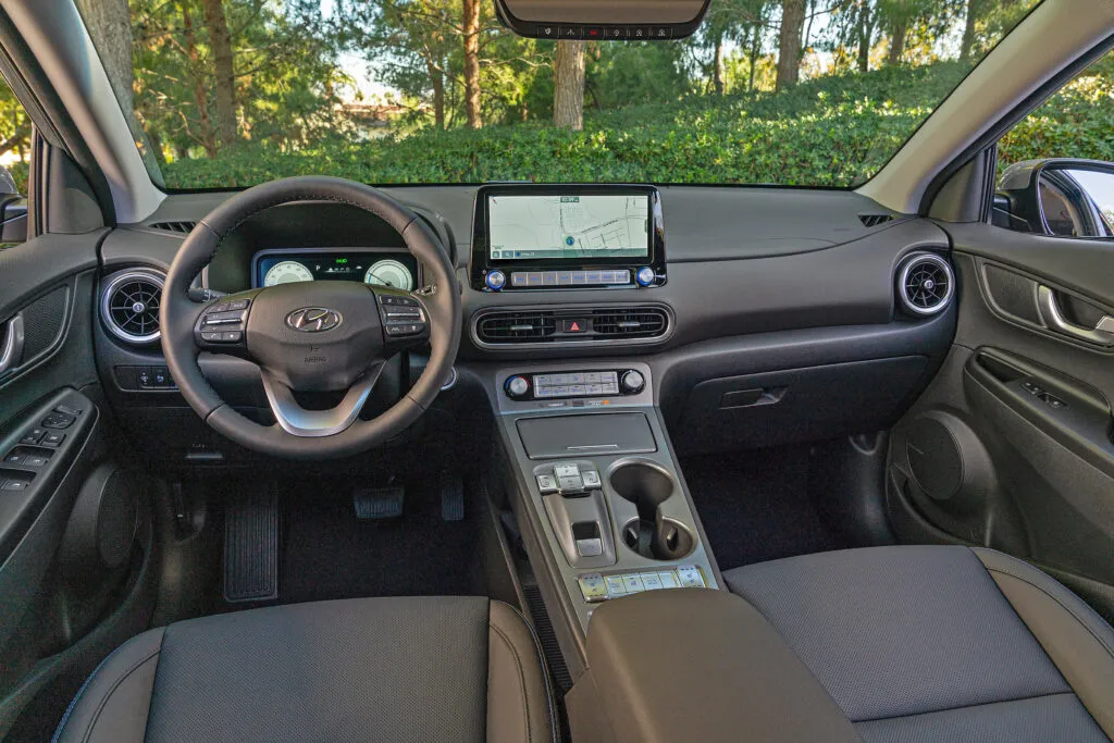 interior kona ev