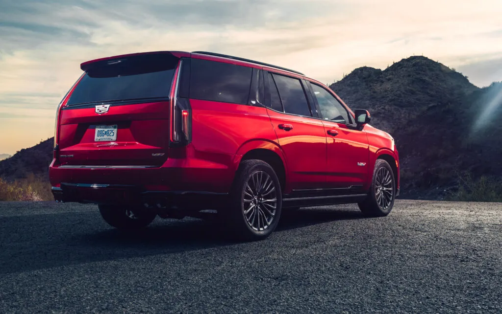 Rear shot Escalade-V