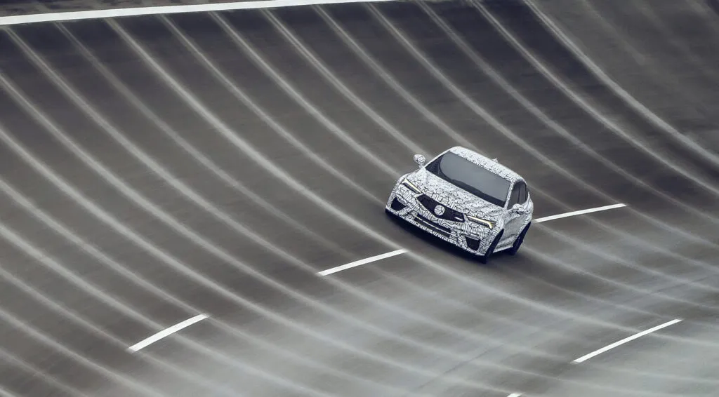 Acura Integra Type S banking