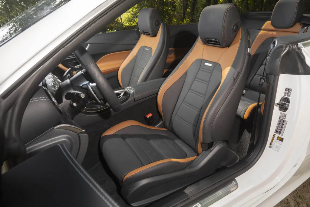 Mercedes Interior of the Cabriolet E 53