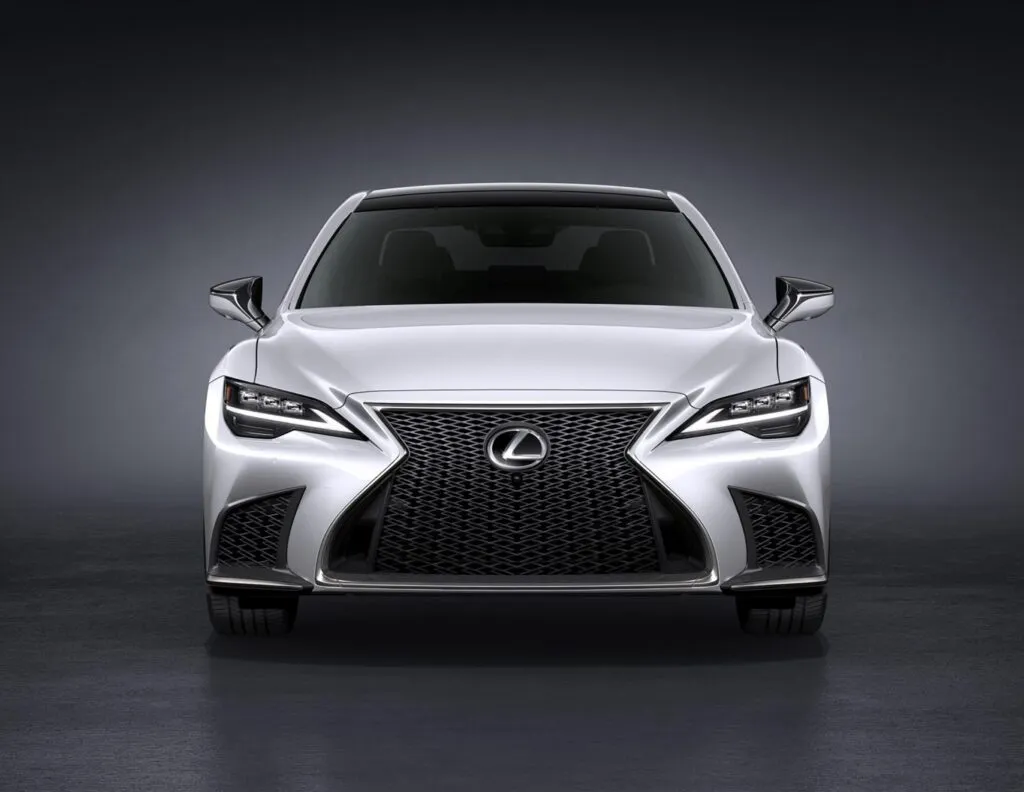 head on Lexus LS 500 FSport AWD