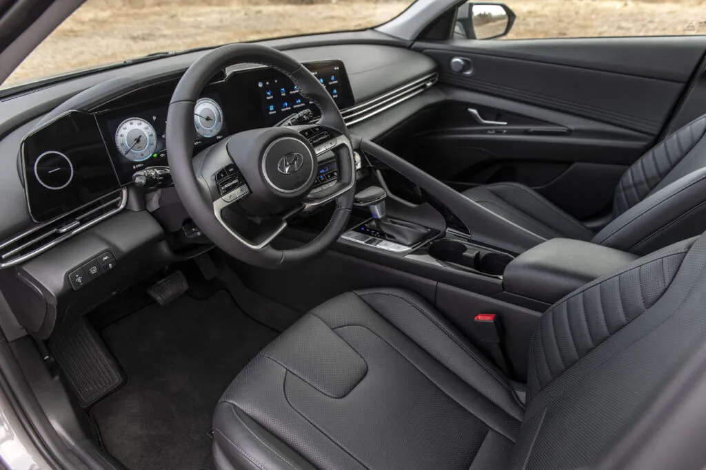 elantra Hybrid interior