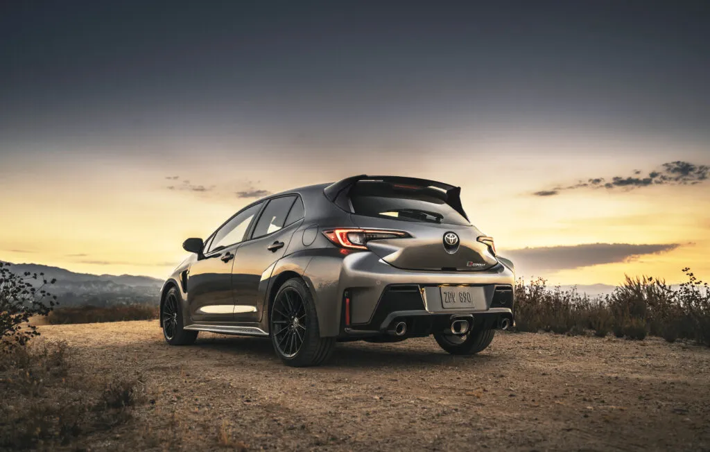 rear view GR Corolla