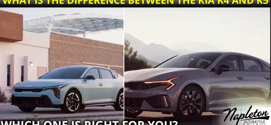What is the difference between Kia K4 and K5