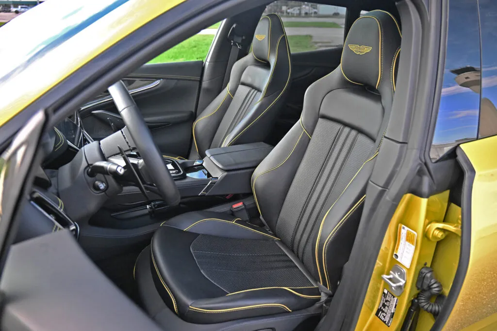Aston DBX707 interior.