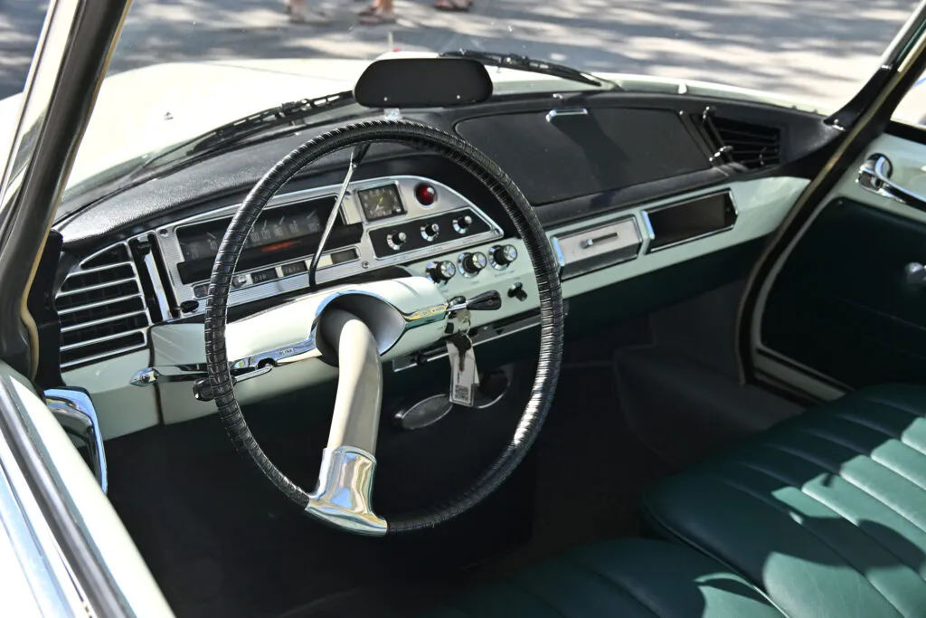 Citroen Steering wheel detail.