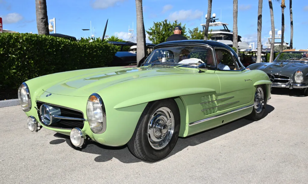 1957 Mercedes-Benz 300 SL Roadster with Hardtop roof.